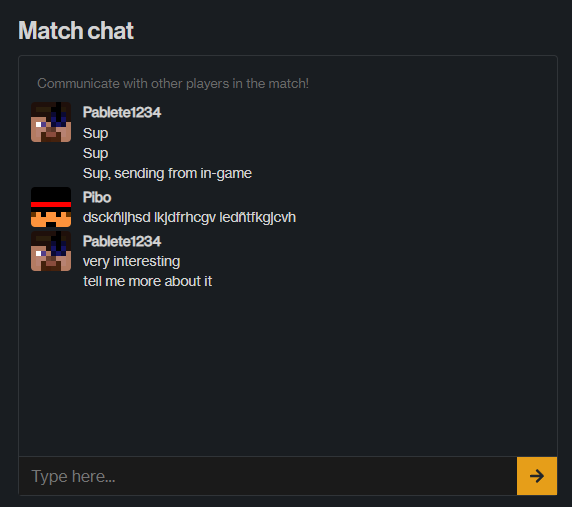 Chat in website